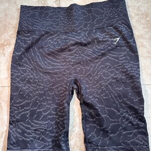 Gymshark Adapt Animal Print Seamless Cycling Shorts, Size L
